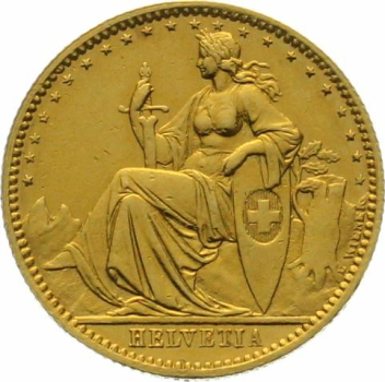 Preview: 1873 - 20 Franken - Probe 2 Punkt